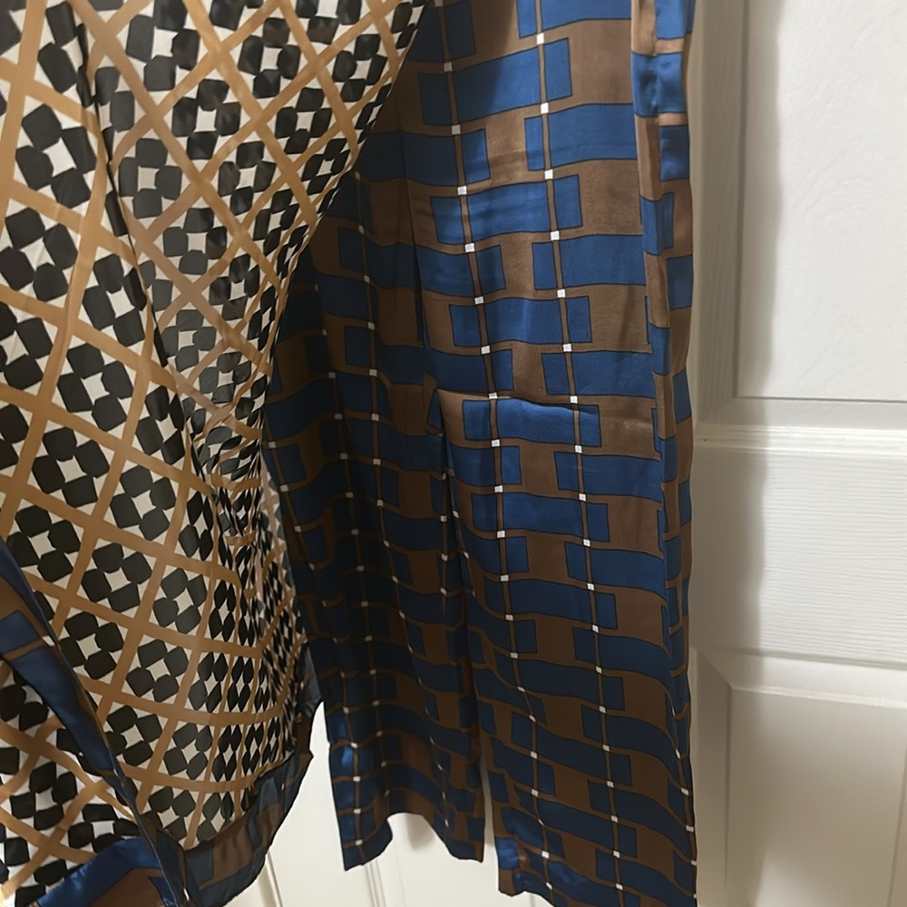 Zara Wrap Style Dress Pants - Geometric Pattern S - Picture 6 of 9